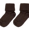 Clearance MP Mp Socks Wool Dark Brown (2-Pack)