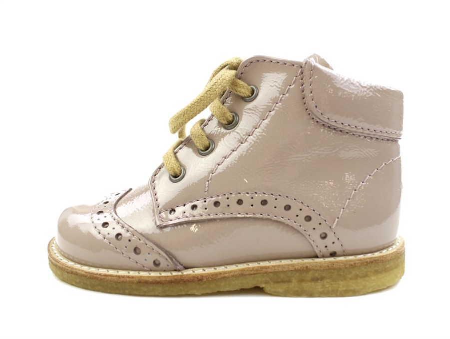 Wholesale Angulus Angulus Dusty Almond Beginner Shoes With Patent Leather