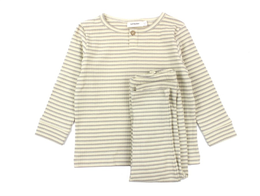 Best Lil Atelier Lil Atelier Pyjamas Fog Stripes