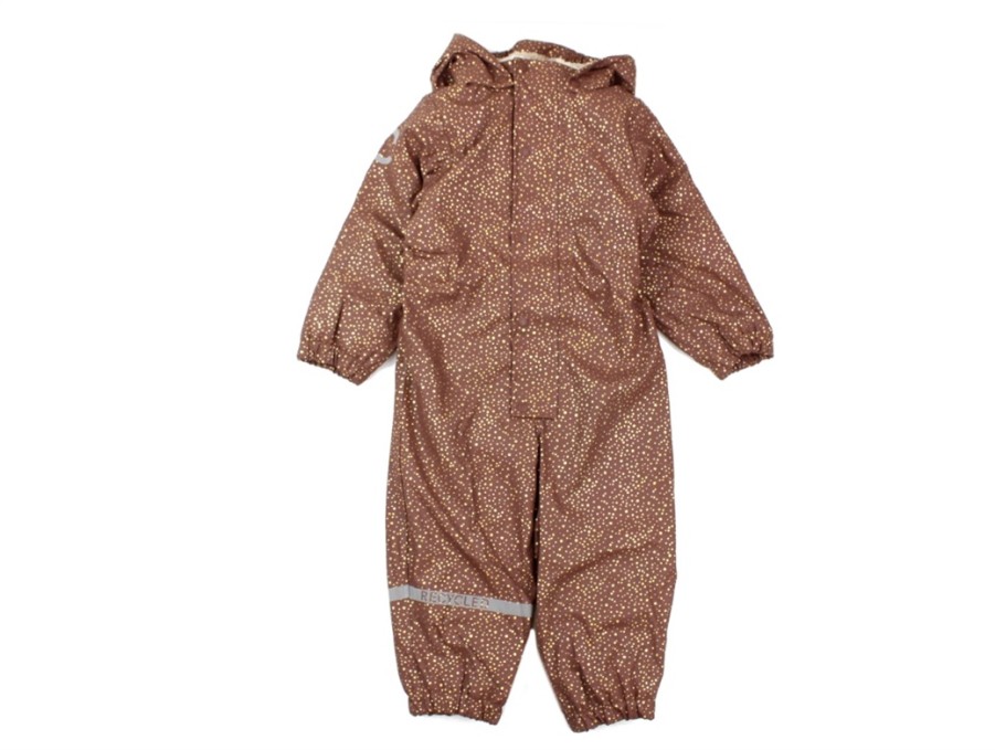 Hot Mikk line Mikk-Line Rainsuit Burlwood Glitter With Teddyfoer