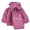 Online Celavi Celavi Mellow Mauve Rainwear Pants And Jacket With Fleece Lining