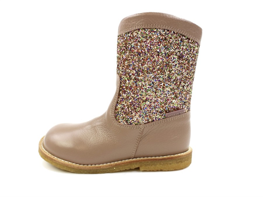 Hot Angulus Angulus Make-Up Multi Glitter Winter Boot With Tex