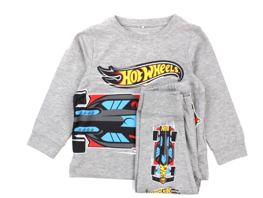 Clearance Name It Name It Pyjamas Grey Melange Hot Wheels