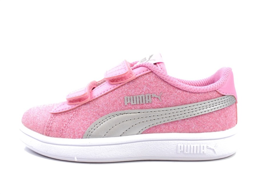 Online Puma Puma Sneaker Smash Glitz Glam Prism Pink/Puma Silver