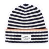 Wholesale Mads Nørgaard Mads Norgaard Deep Well/Winter White Striped Hat Anju Wool (Adult)