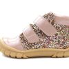 New Angulus Angulus Shoes Rose/Multi Glitter With Velcro