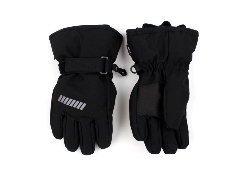 Wholesale Name It Name It Black Ski Gloves