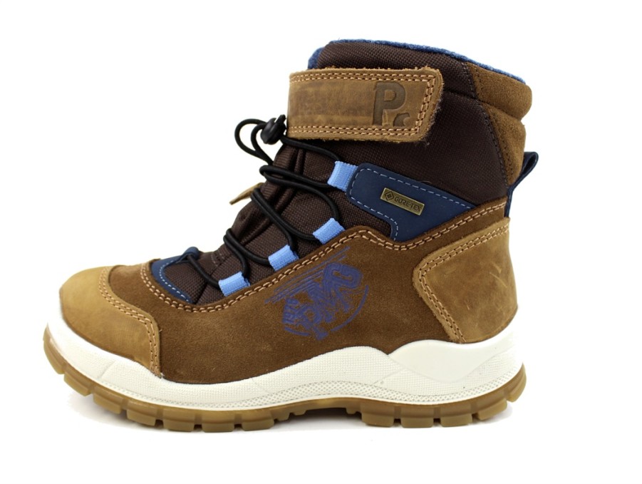 Hot Primigi Primigi Cuoio Moro Winter Boot With Gore-Tex