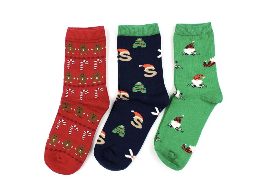 Best Name It Name It Jolly Green Christmas Stockings (3-Pack)