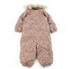 Wholesale Wheat Wheat Rose Dust Flowers Tech Jumpsuit Nickie