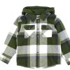 New Name It Name It Rifle Green Checkered Overshirt