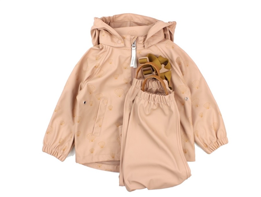 Clearance Liewood Liewood Melodi Seashell Pale Tuscany Rainwear