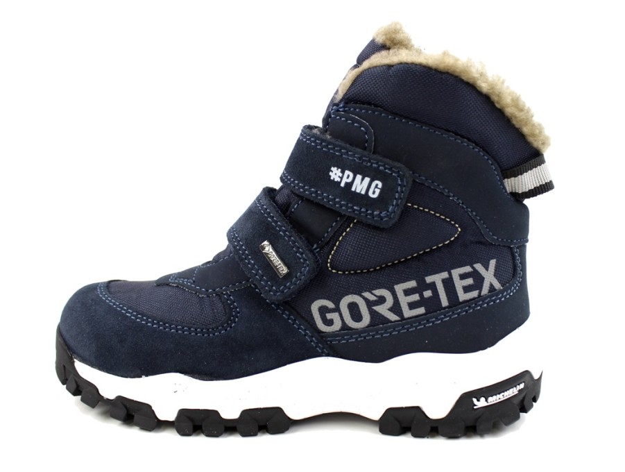 Clearance Primigi Primigi Navy Blue Scuro Vinterstovle Med Gore-Tex Og Michelin Saler