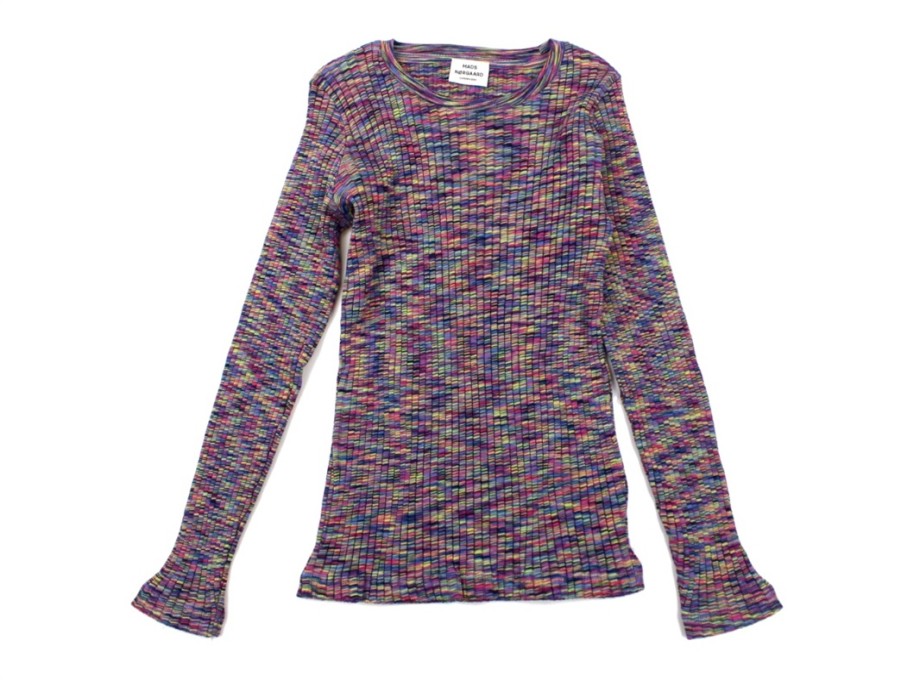 Online Mads Nørgaard Mads Norgaard Talino Top Black/Multi Mouline