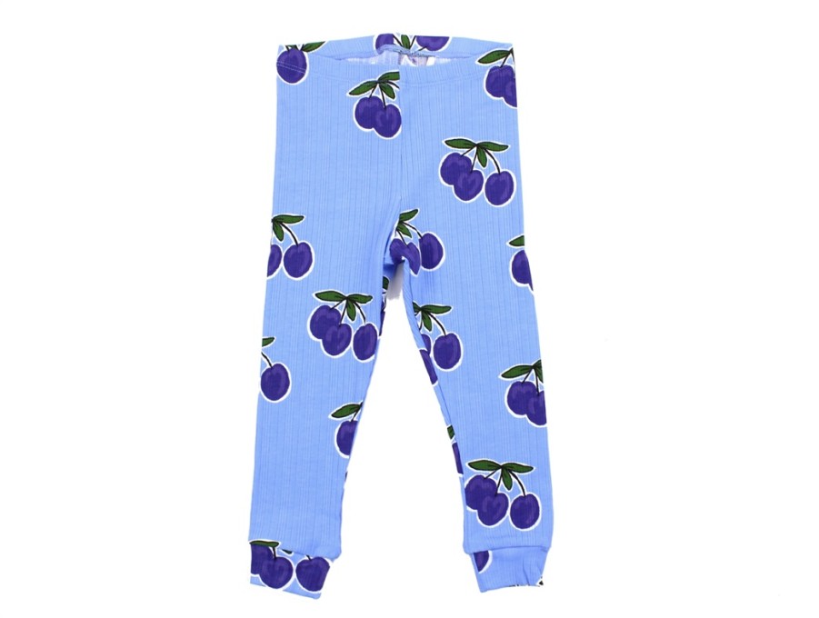 Best Mini Rodini Mini Rodini Blue Flower Print Leggings