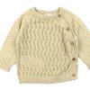 Best Lil Atelier Lil Atelier Warm Sand/Melange Wrap Cardigan