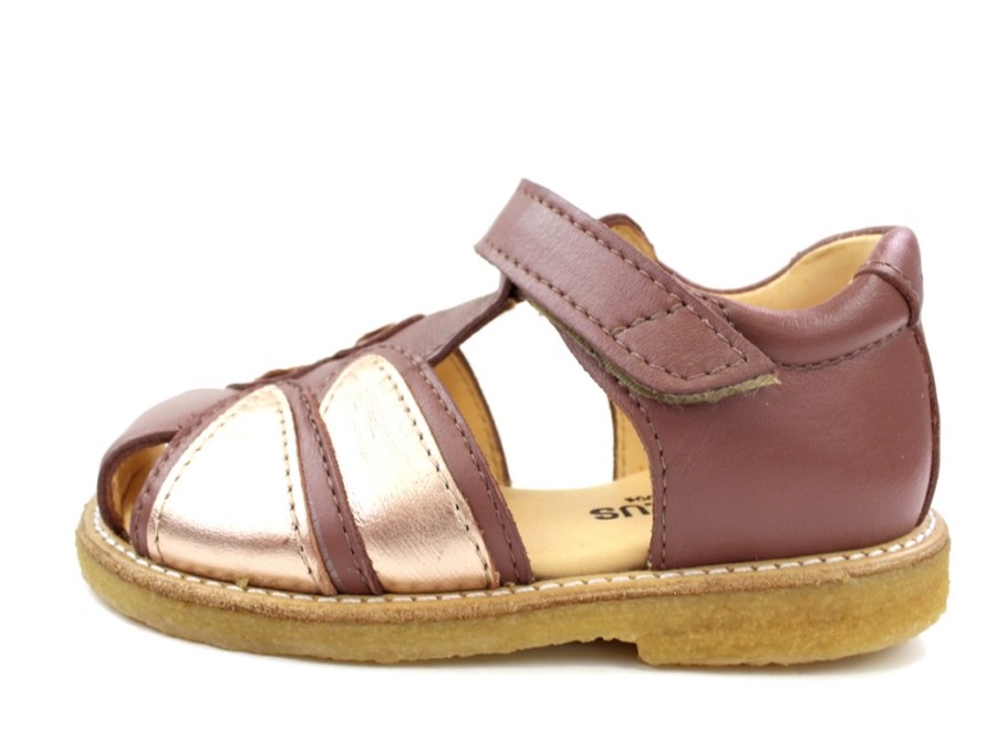 Online Angulus Angulus Sandal Plum/Rose Copper