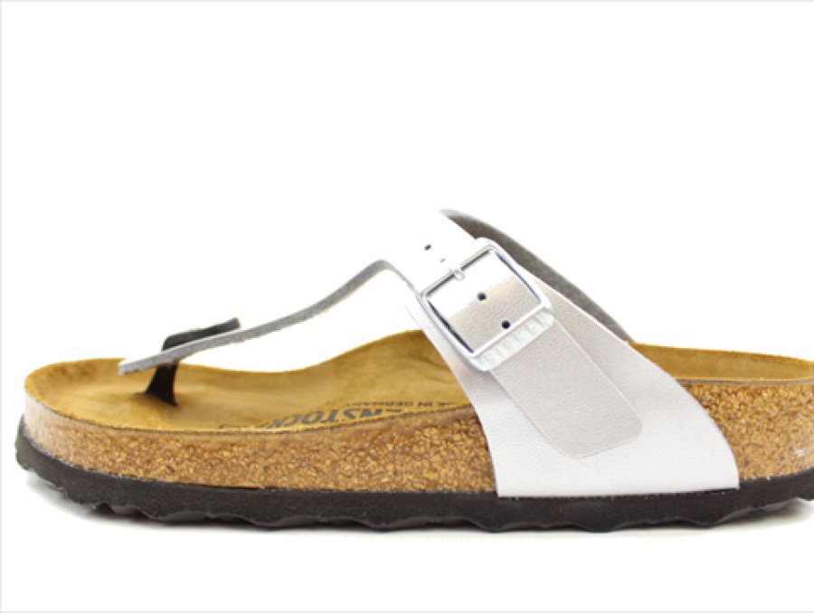 Wholesale Birkenstock Birkenstock Gizeh Sandal With Silver Buckle (Medium-Wide 35-39)