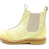 Wholesale Angulus Angulus Ancle Boot Yellow/Beige Glitter With Hole Pattern