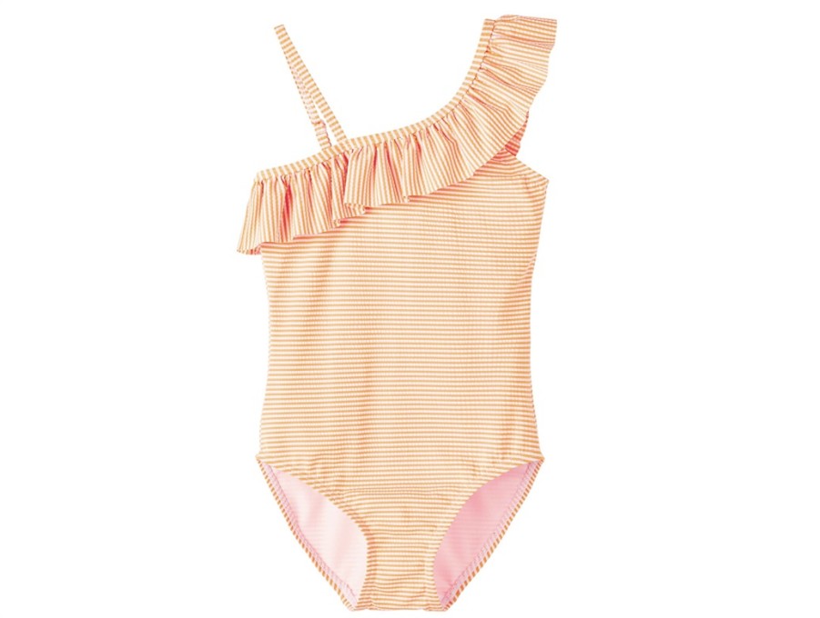 New Name It Name It Orange Pop Swimsuit Neon