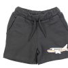 Clearance Mini Rodini Mini Rodini Grey Sweatshorts Airplane