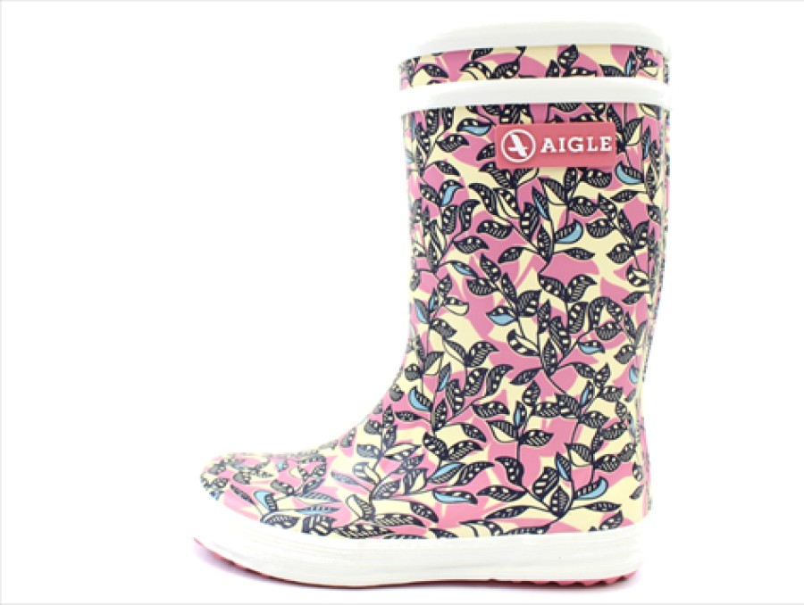 Clearance Aigle Aigle Lolly Pop Rubber Boot Malaga Glitter