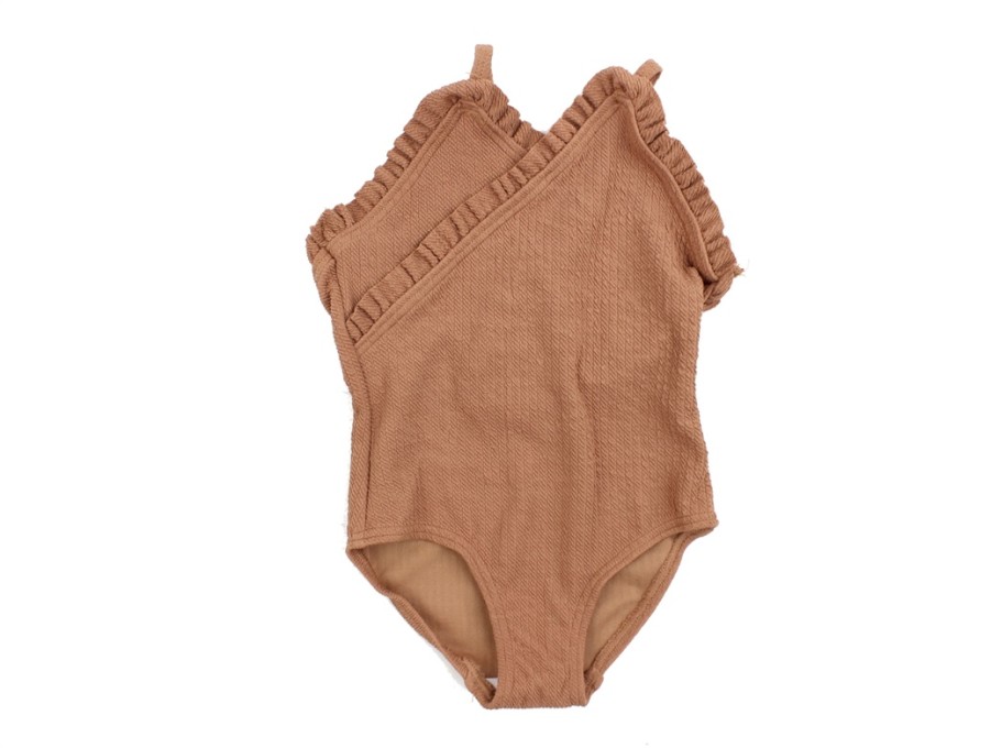 Clearance Lil Atelier Lil Atelier Mocha Mousse Swimsuit