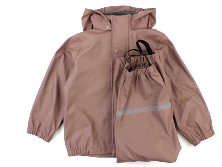 Best Mikk line Mikk-Line Rainwear Pants And Jacket Twilight Mauve