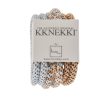 Clearance Kknekki Kknekki Hair Ties Bronze/Light Blue Mix Slim (6-Pack)