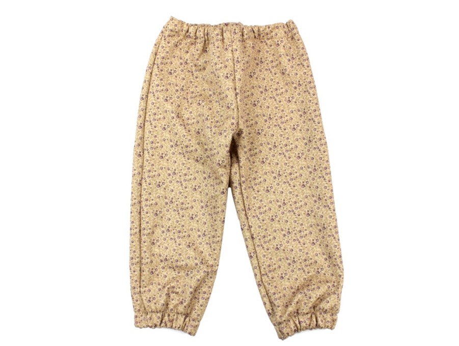 Hot Wheat Wheat Softshell Pants Luca Lilac Flowers