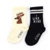 Best Mini Rodini Mini Rodini Socks Hike Deer Black (2-Pack)