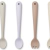 Online Liewood Liewood Apple Blossom Multi Mix Cutlery Set Shea Silicone (4-Pack)