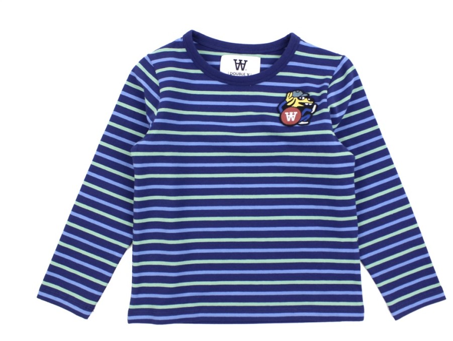 Online Wood Wood Wood Wood Navy Stripes Top Kim Huskmitnavn