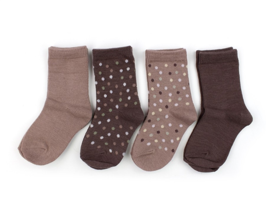 Hot Name It Name It Antler Wool/Cotton Socks (4-Pack)