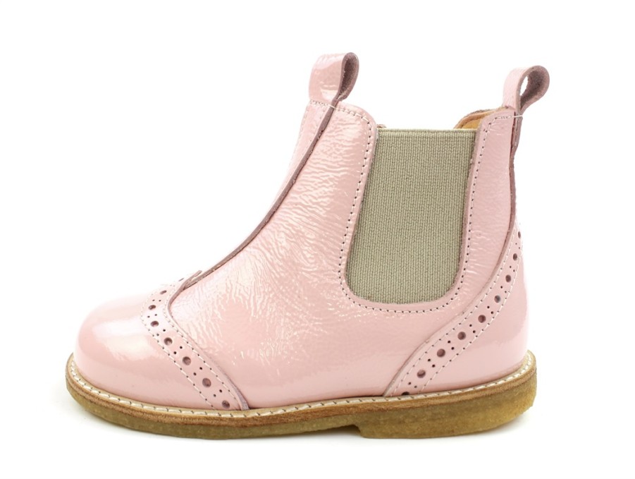 Hot Angulus Angulus Rosa/Beige Ancle Boot Hole Pattern