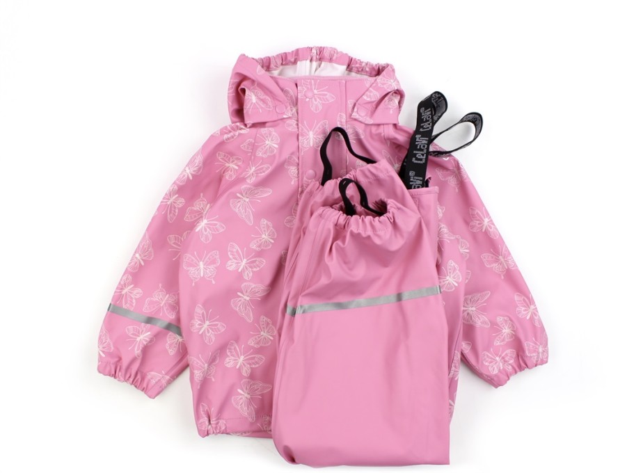 Wholesale Celavi Celavi Cashmere Rose Rainwear Pants And Jacket Butterflies