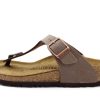 Best Birkenstock Birkenstock Gizeh Sandal Mocha With A Buckle (Medium-Wide)