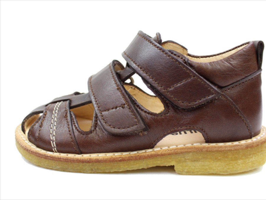 Best Angulus Angulus Sandal Angulus Brown With Velcro