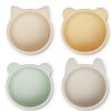 Hot Liewood Liewood Apple Blossom Multi Mix Bowl Malene Silicone (4-Pack)