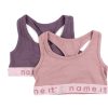 Wholesale Name It Name It Nostalgia Rose/Black Plum Glitter Top (2-Pack)