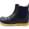 New Pom Pom Pom Pom Ancle Boot Navy With Elastic