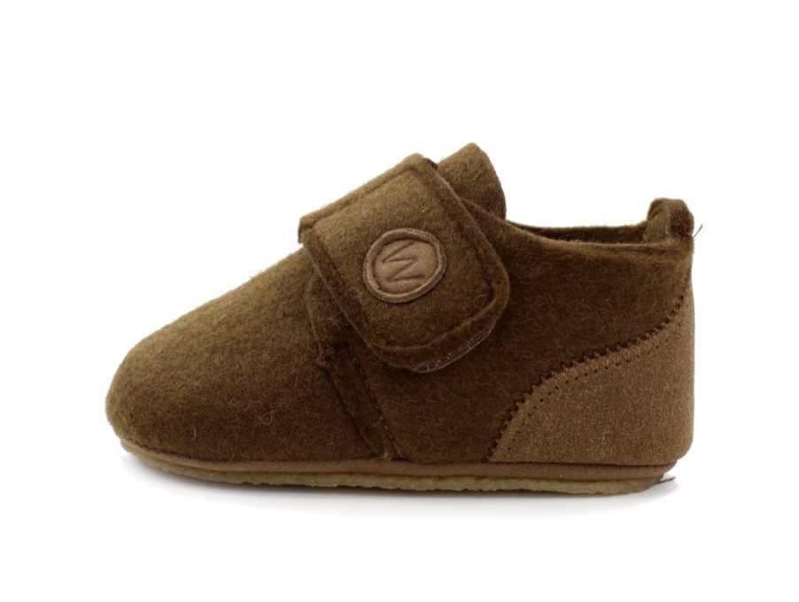 Best Wheat Wheat Wool Slippers Marlin Brown Wool