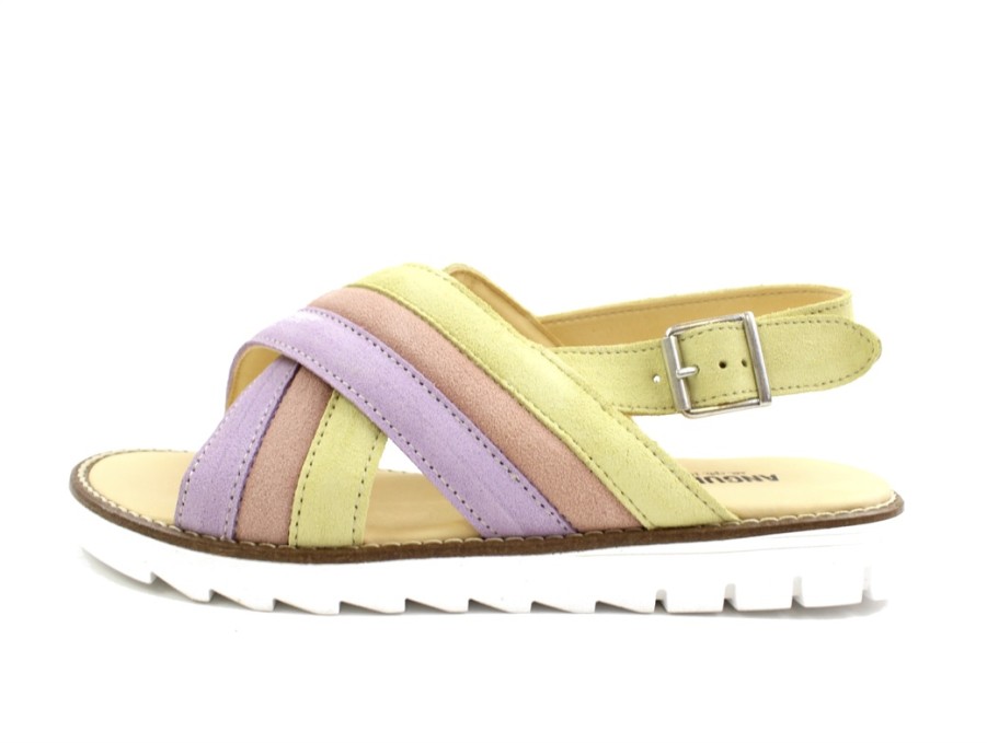 Wholesale Angulus Angulus Lilac/Peach/Light Yellow Sandal Buckle