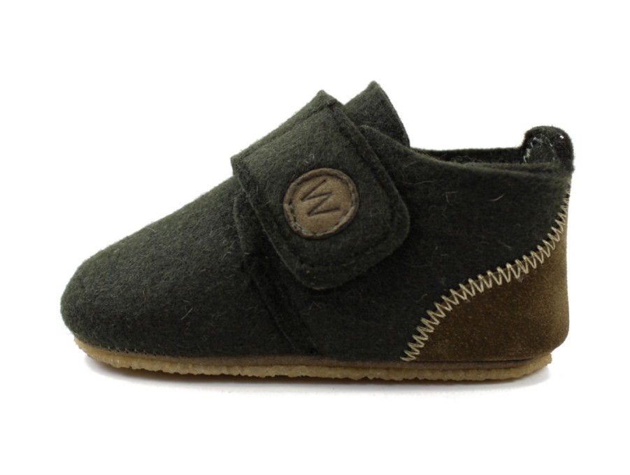 Online Wheat Wheat Wool Slippers Marlin Olive Wool