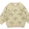 Best Lil Atelier Lil Atelier Pebble/Melange Knit Sweater Trees