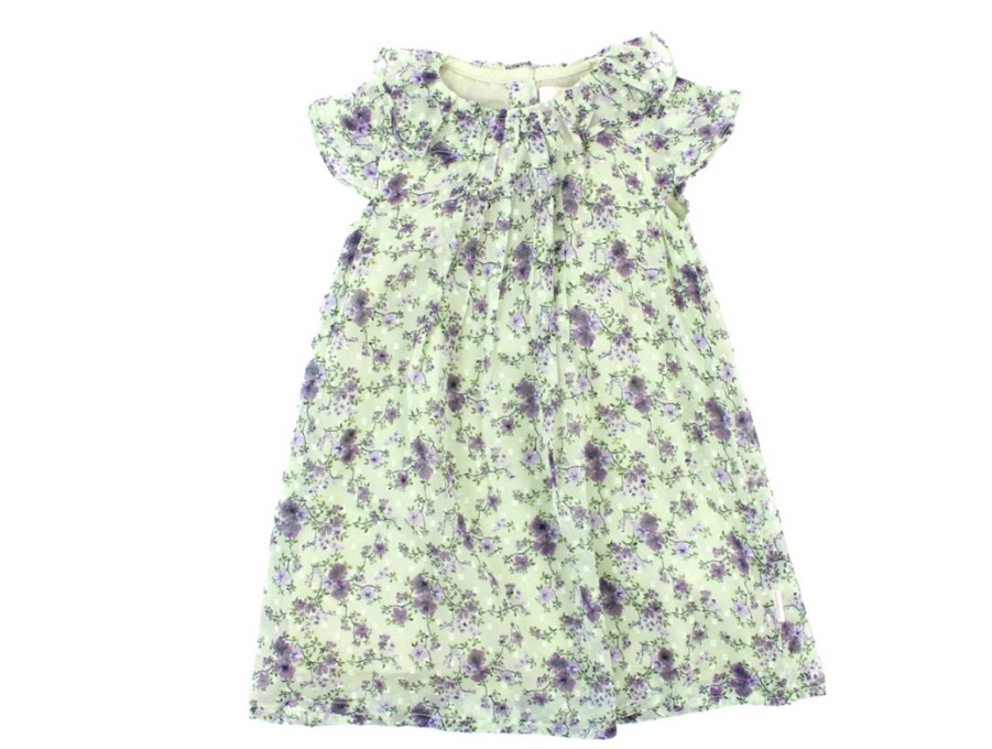 Best Creamie Creamie Dress Flower Dobby Sea Foam