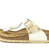 Online Birkenstock Birkenstock Gizeh Sandal Electric Metallic Gold With A Buckle (Medium-Wide)