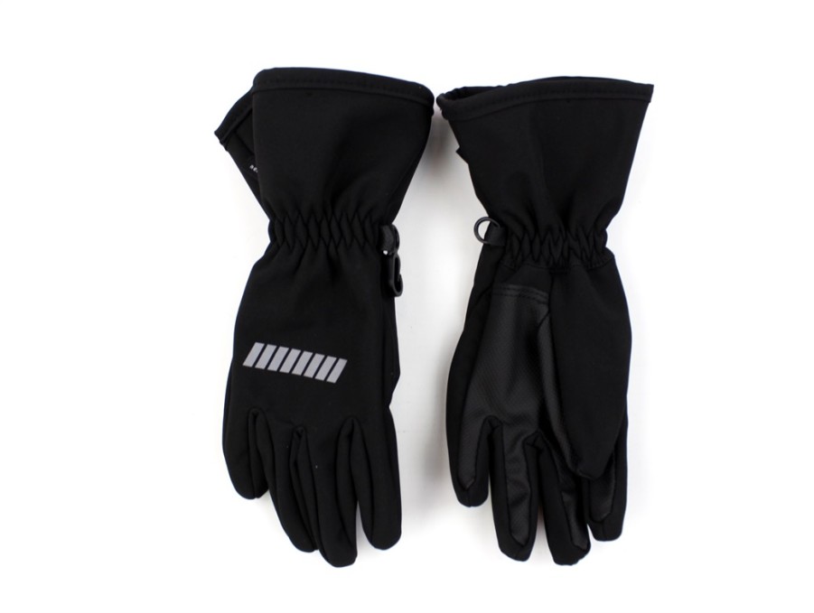 Online Name It Name It Black Finger Gloves