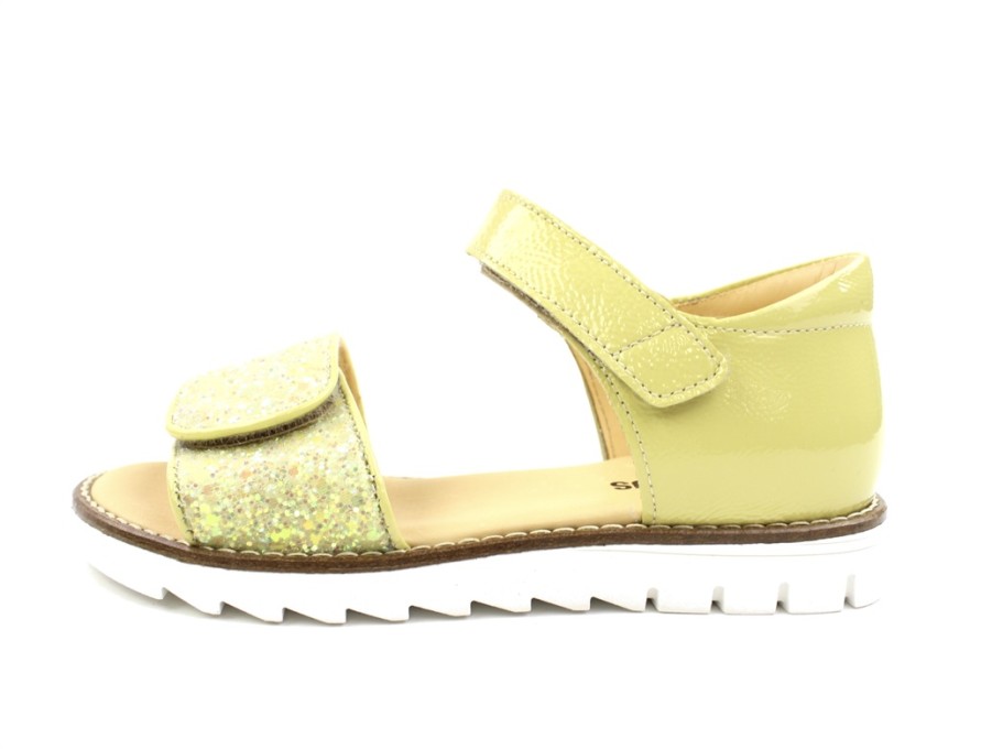 Wholesale Angulus Angulus Light Yellow Sandal Glitter