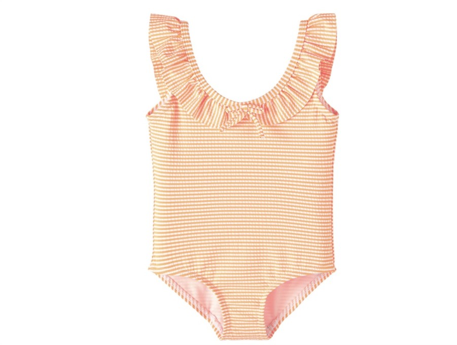 Clearance Name It Name It Orange Pop Swimsuit Neon